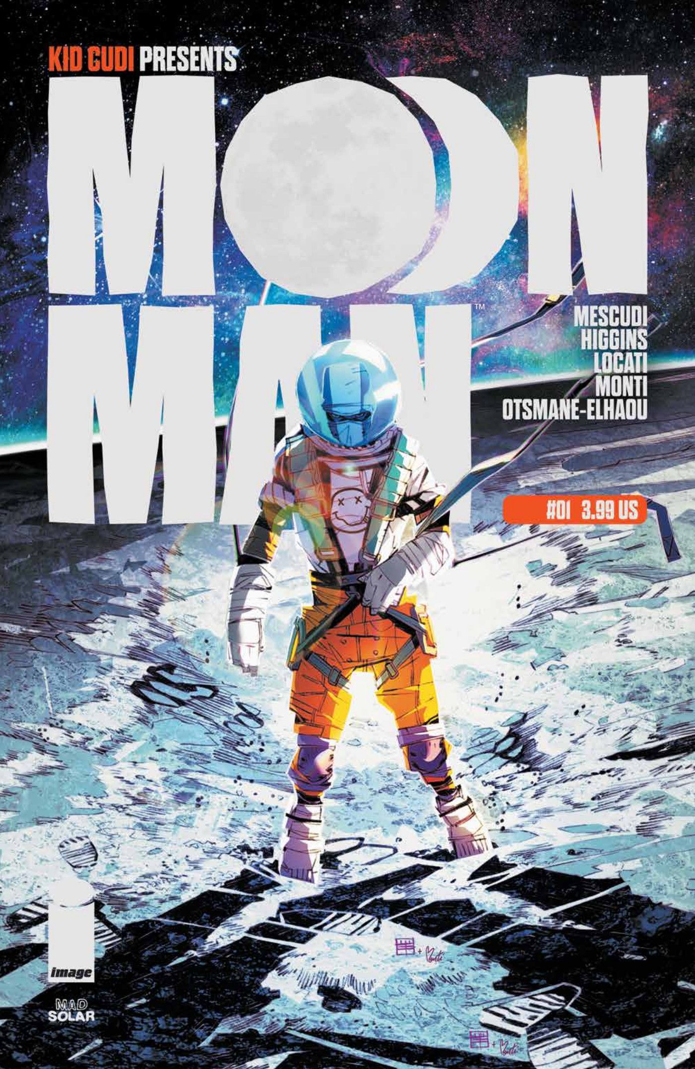 Moon Man #1 ACover by Marco Locati.