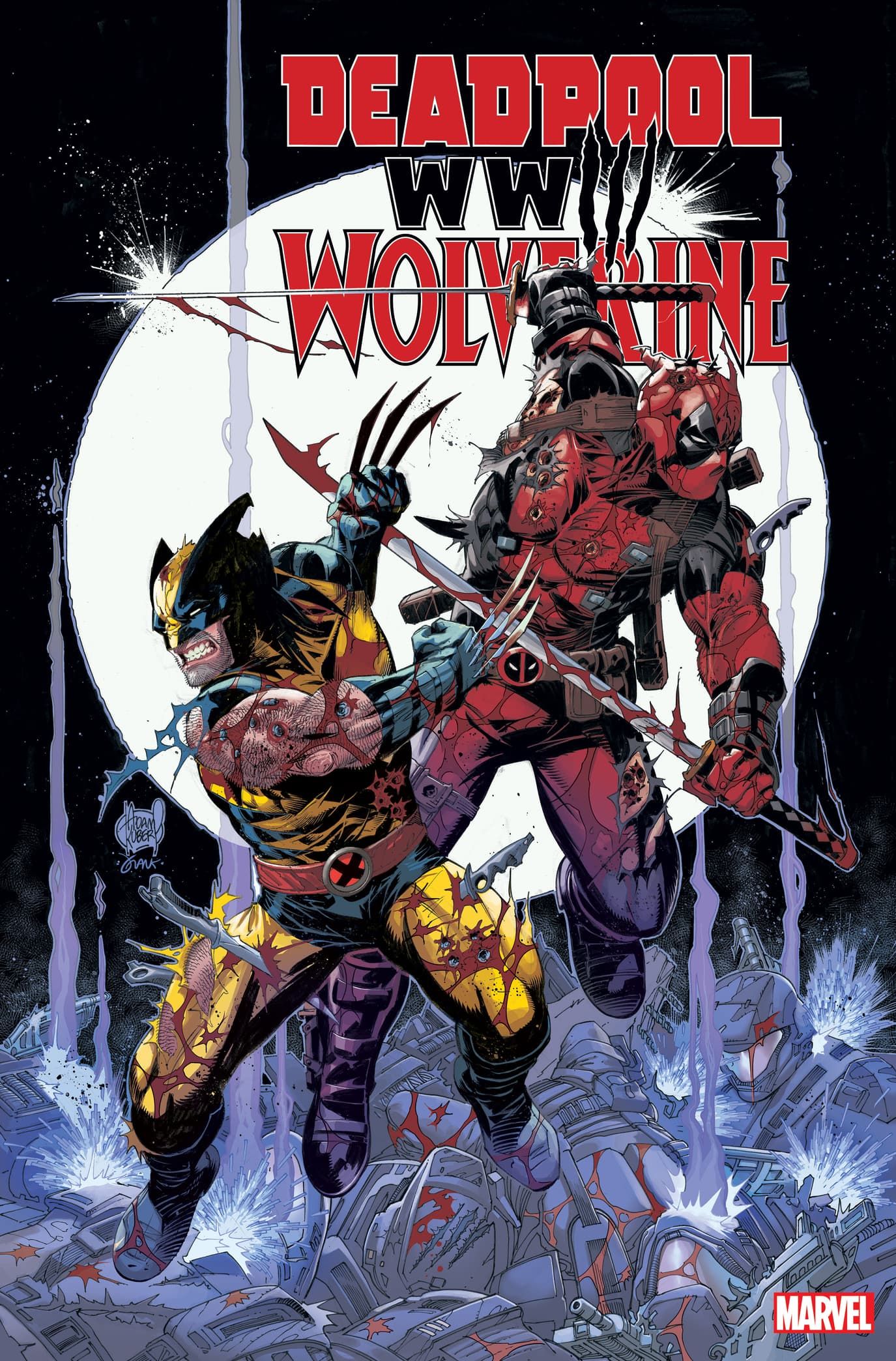 Capa nº 1 da Segunda Guerra Mundial de Deadpool e Wolverine