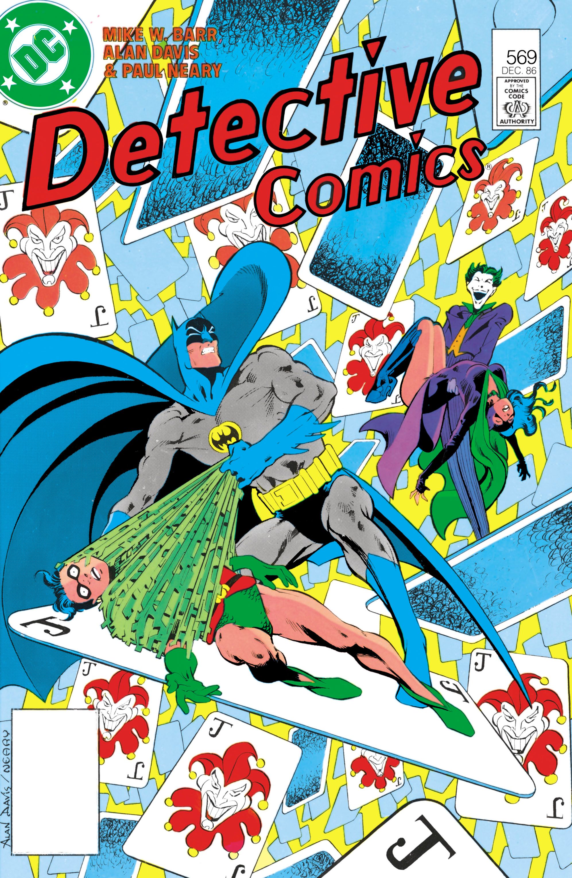 A capa de Detective Comics #569