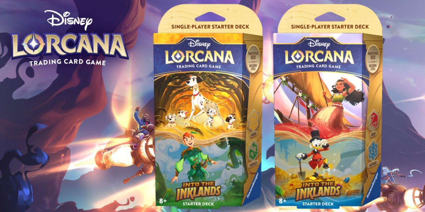 Disney Lorcana Releases Into The Inklands Starter Deck Lists