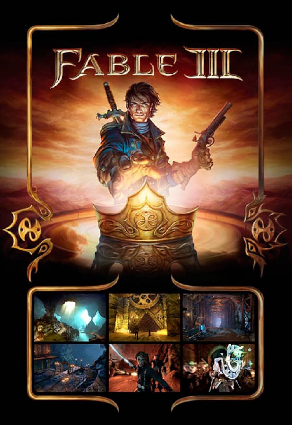 Fable III video game poster
