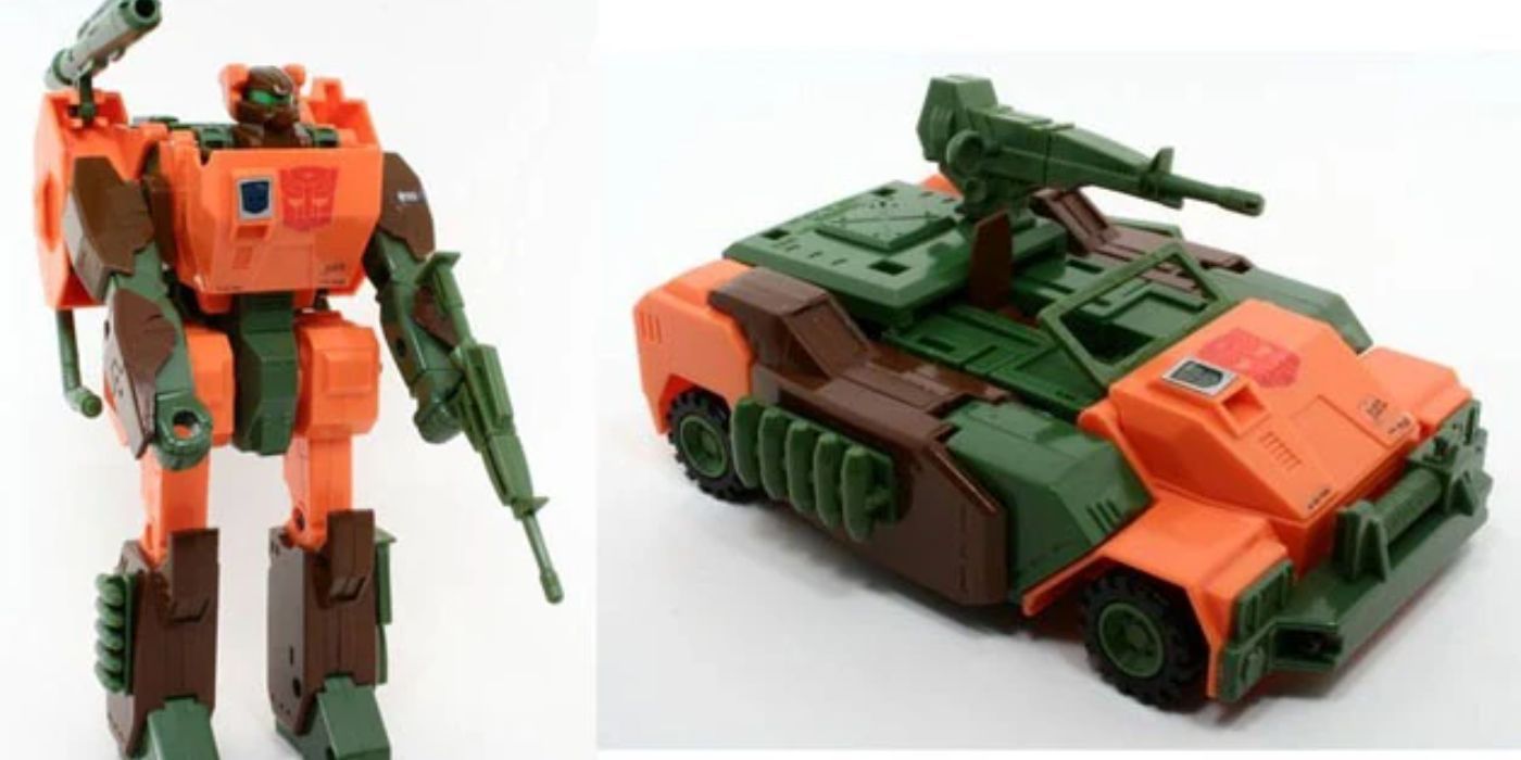 El juguete Roadbuster de la línea de juguetes G1 Transformers.