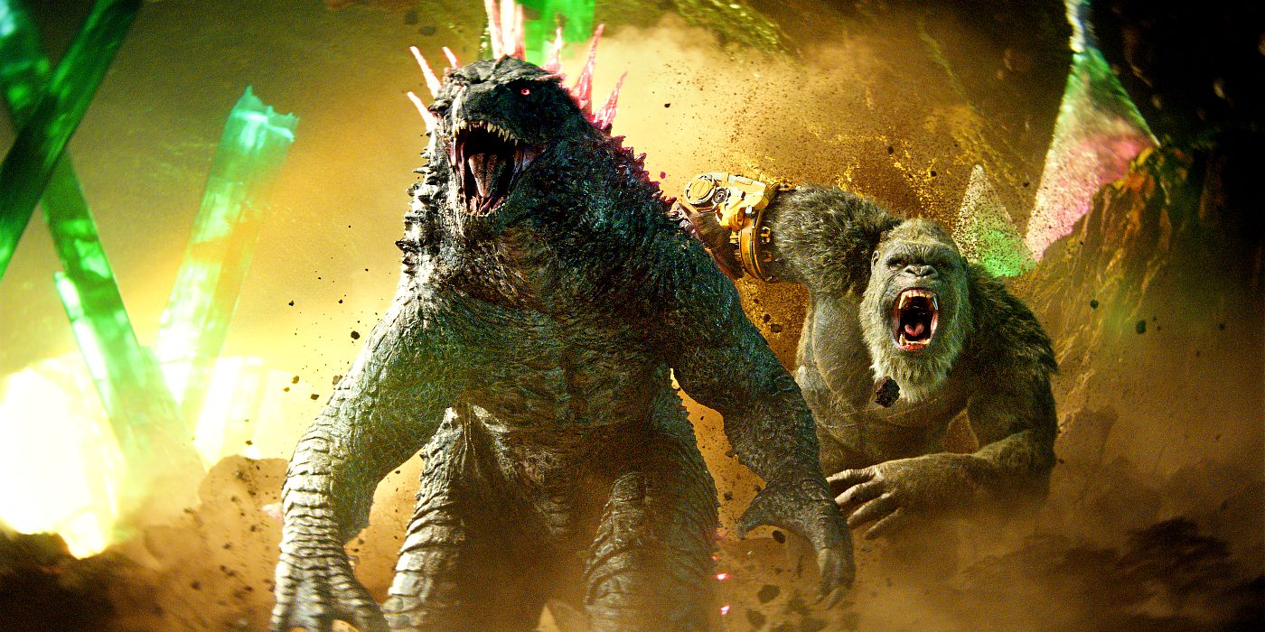 Godzilla and Kong are running together in Godzilla x Kong: New Empire.