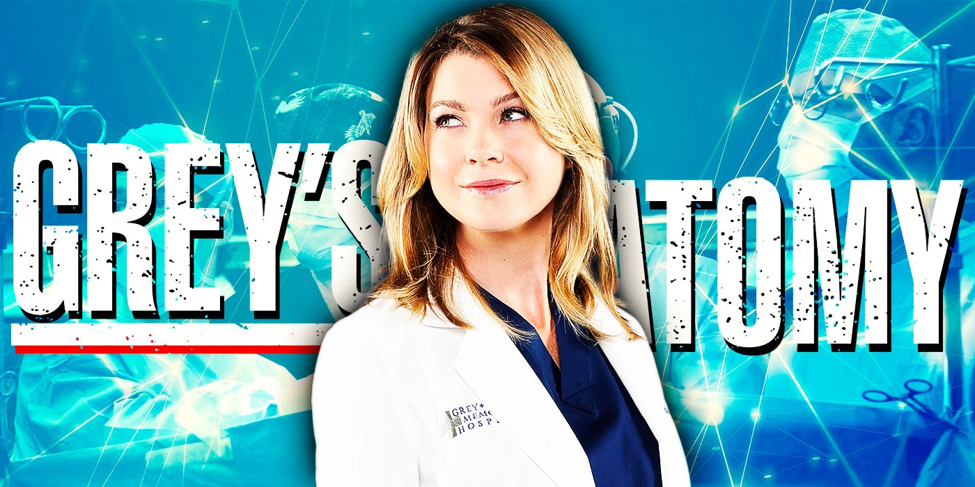 Custom Image of Meredith Grey with the Grey's Anatomy logo behind her.