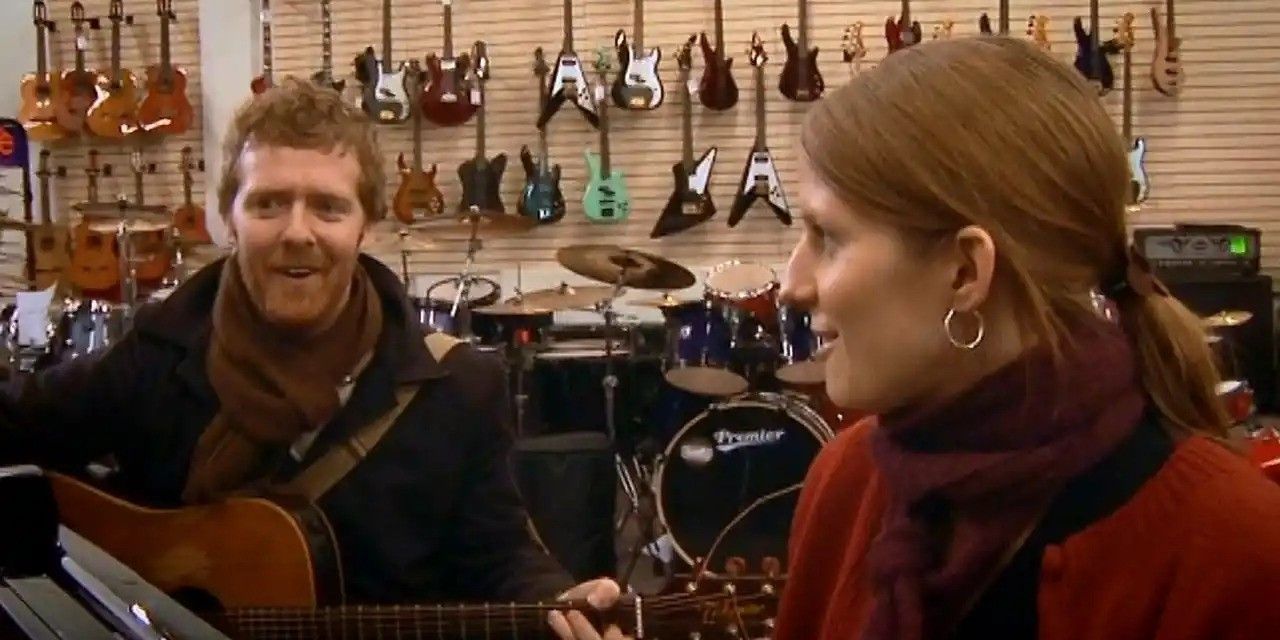 Guy (Glen Hansard) y Girl (Marketa Irglova) en Once (2007).