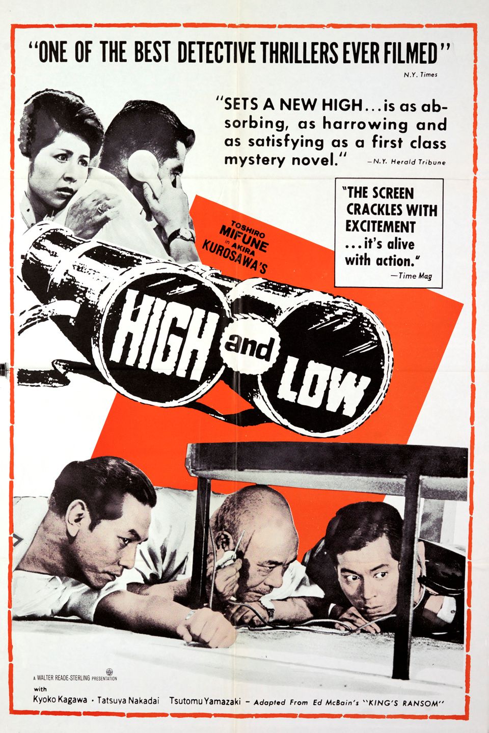 Pôster do filme Alto e Baixo Kurosawa