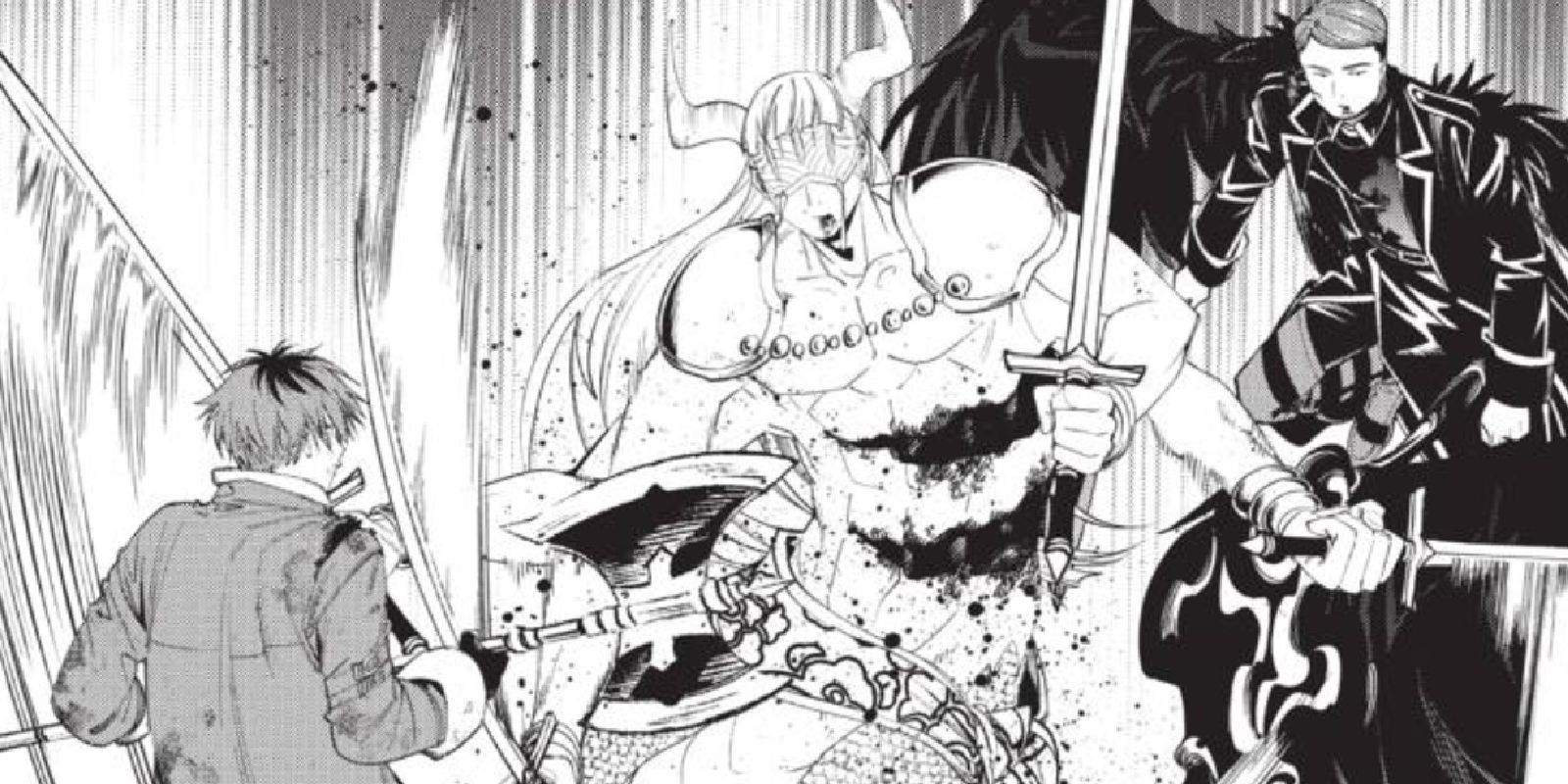 Revolte fighting Stark in the Frieren beyond Journey’s end manga