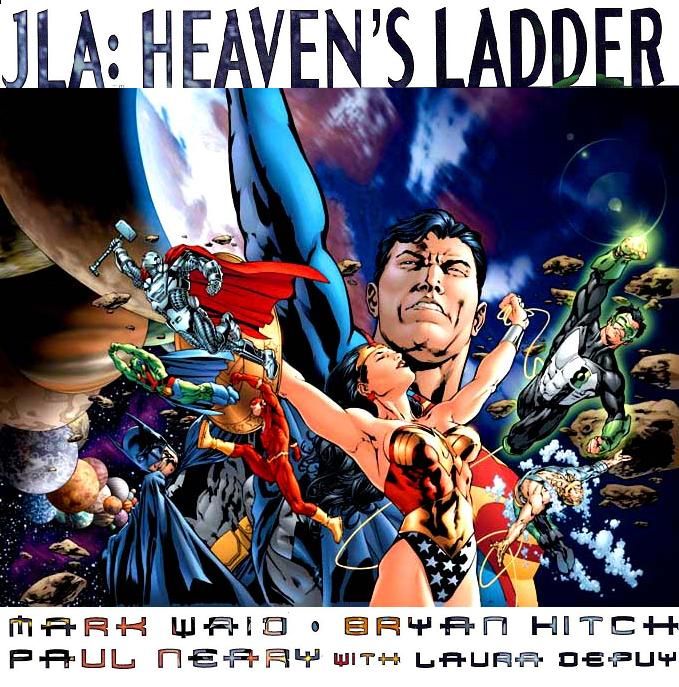 A capa de JLA: Heaven's Ladder