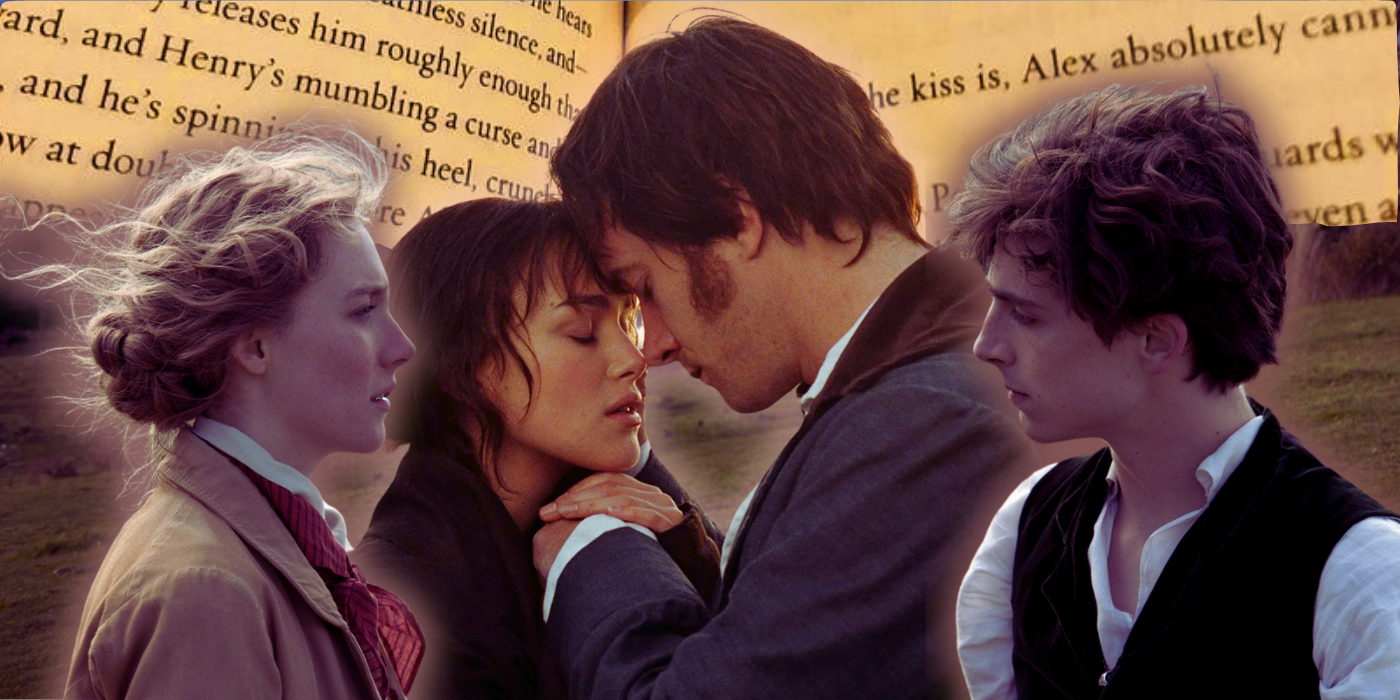 Custom Image of Jo and Laurie look at each other from a distance with Mr Darcy and Elizabeth between them.