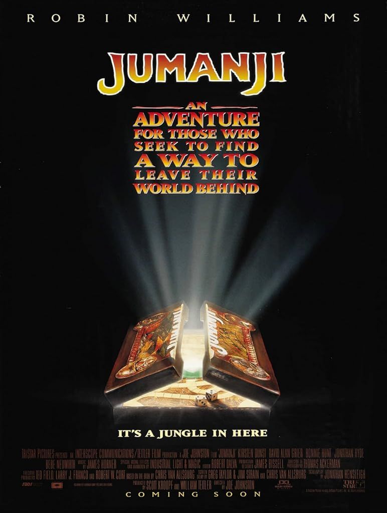 Jumanji 1995 movie poster