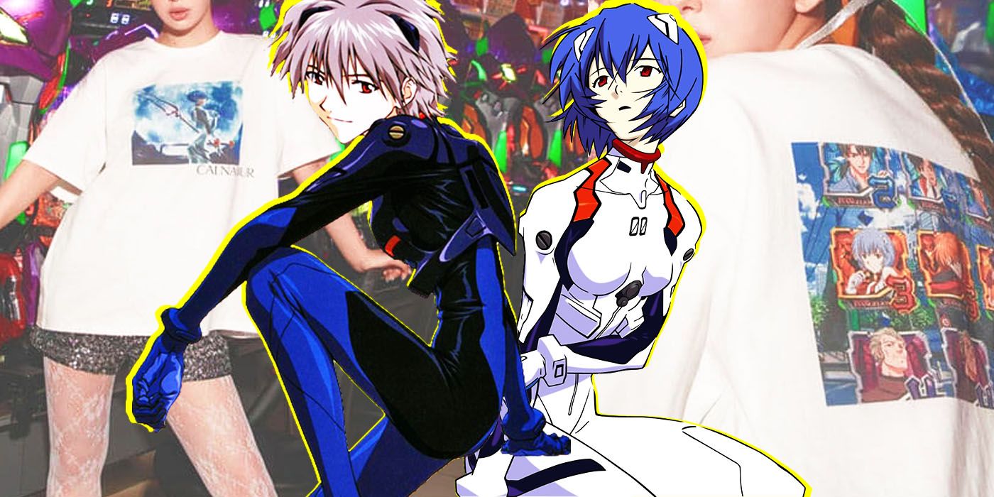 Kaworu and Rei from the Rebuild of Evangelion anime with new clothing release