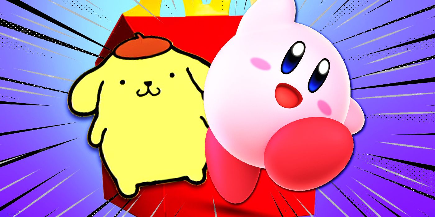 Kirby and Sanrio's Pompompurin