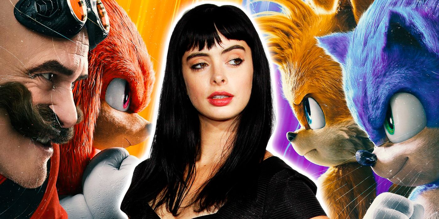 Krysten Ritter and Sonic the Hedgehog 2 Poster