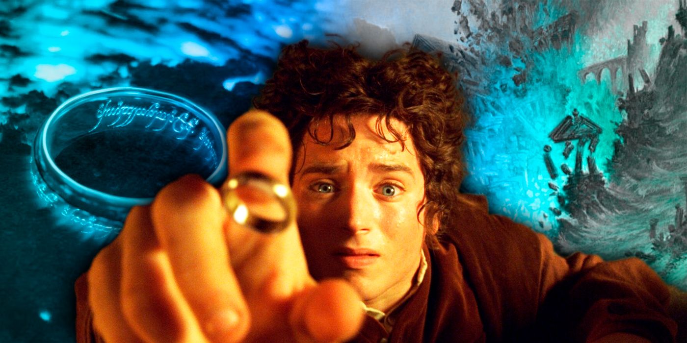 Custom Image of Frodo reaching for the One Ring in The Lord of the Rings