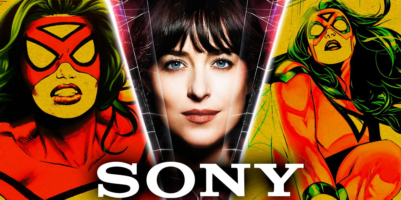 Madame Web, Spider-Woman and Sony logo