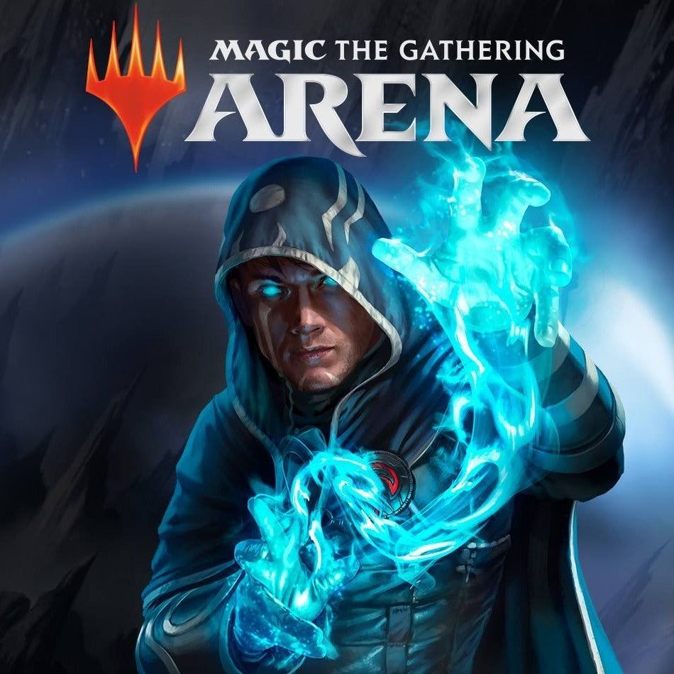 Magic the Gathering Arena cover art with Jace
