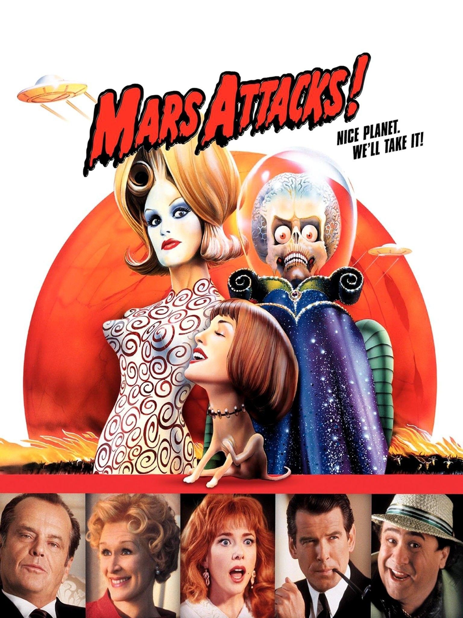 Mars Attacks! official movie poster from 1996