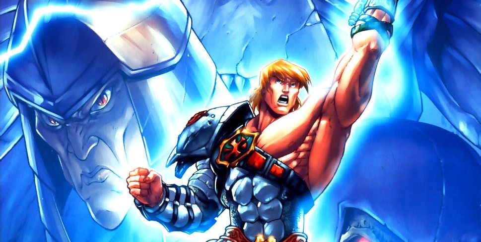 He-Man with a dark manner, centered, fullest body, | Stable Diffusion