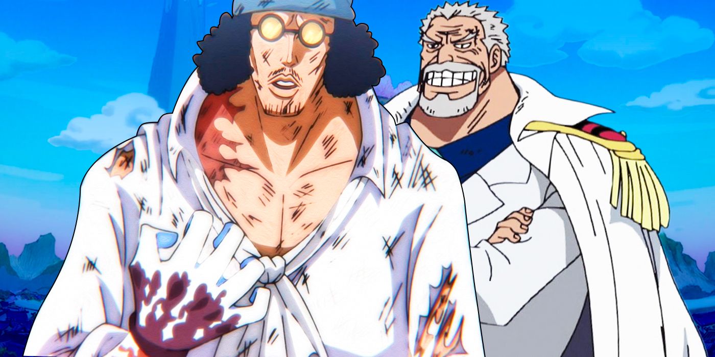 One Piece: Chapter 1087's Garp vs. Kuzan Fight Gets Nintendo-Like Animation