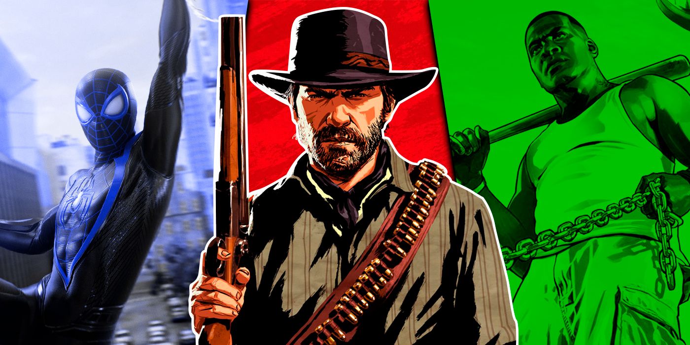 Red Dead Redemption II, GTA V and Spider-Man 2