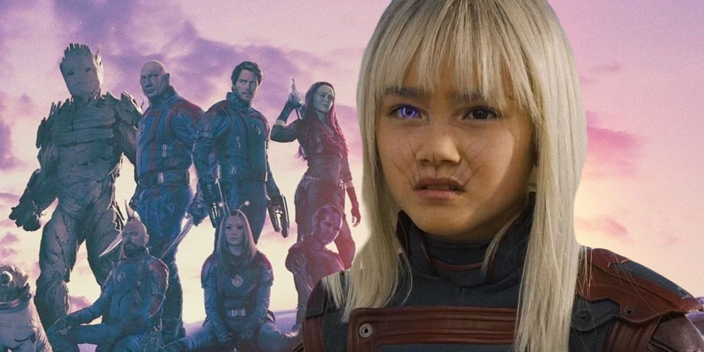 Phylla-Vel and the Guardians of the Galaxy in GOTG 3