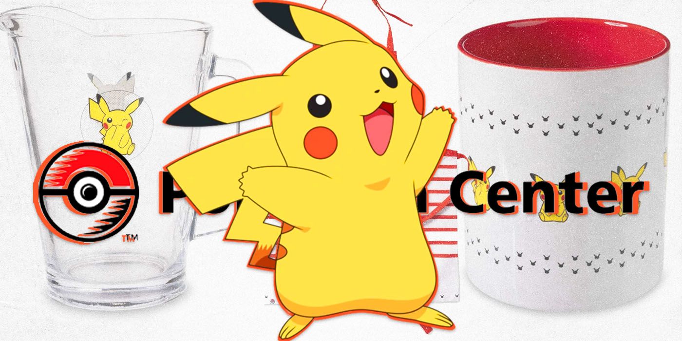 Pikachu and The Pokemon Center's Kitchen- and Cookware merchandise collection