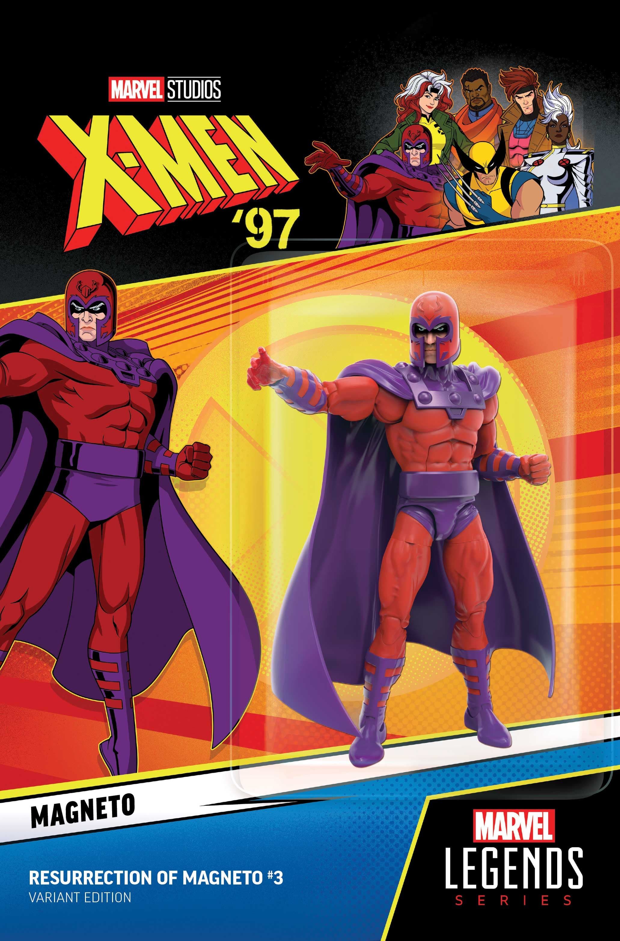 Ressurreição de Magneto #3 X-Men 97 Capa variante de boneco de ação