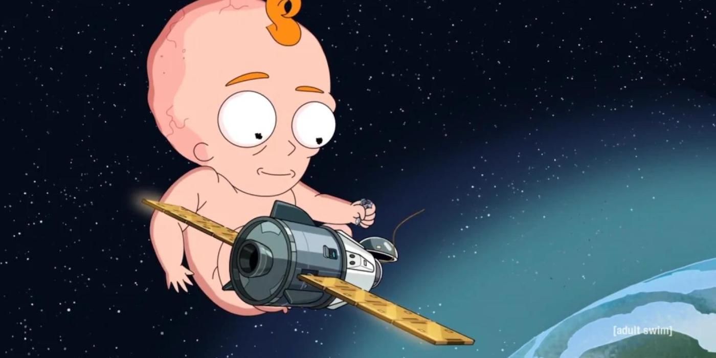 Rick and Morty's giant incest baby is in outer space