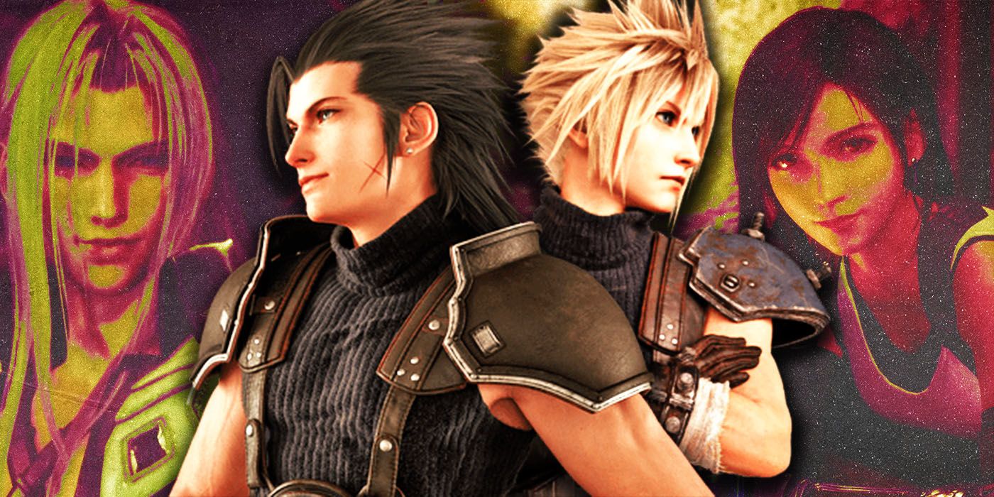 Sephiroth, Zack, Cloud, and Tifa Final Fantasy 7 Rebirth