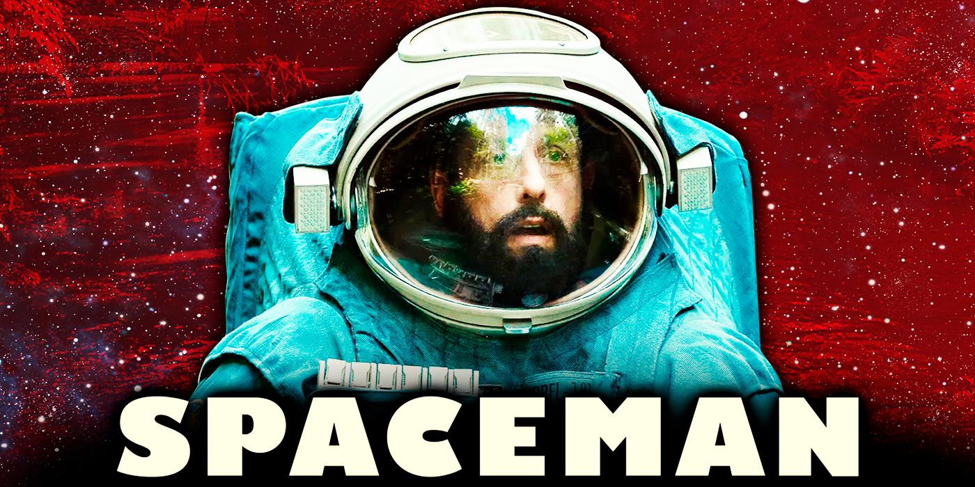 Adam Sandler stars as Jakub in the Netflix sci-fi film Spaceman 