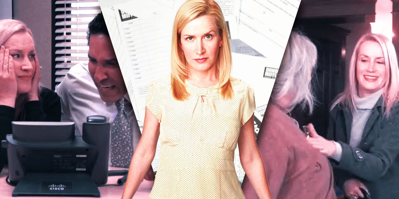 Split Images of Angela The Office