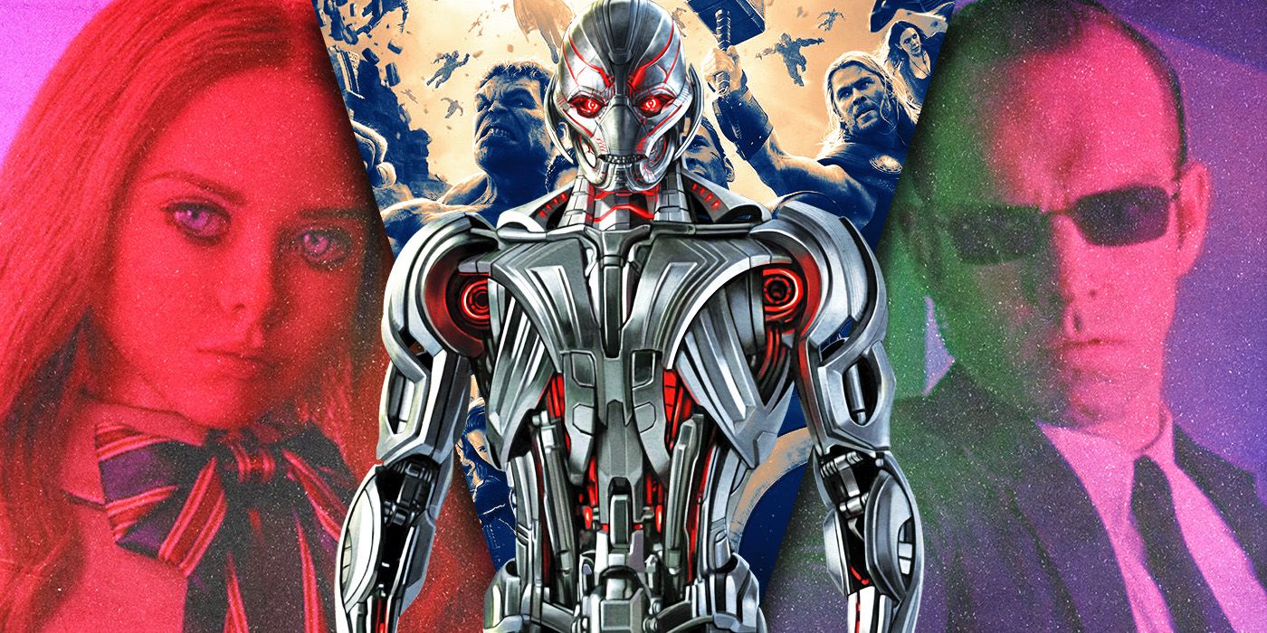 Split Images of M3gan, Ultron, and Agent Smith