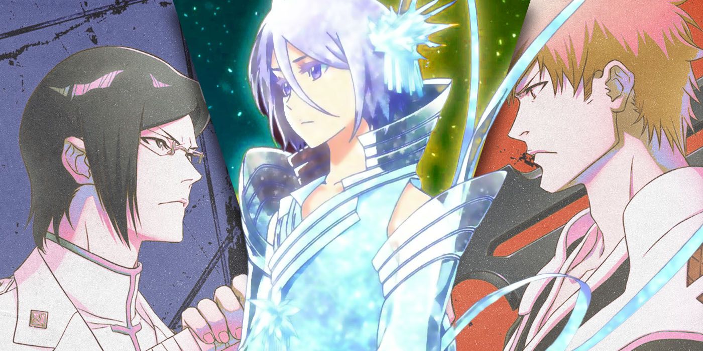 Split Images of Uryu, Rukia, and Ichigo