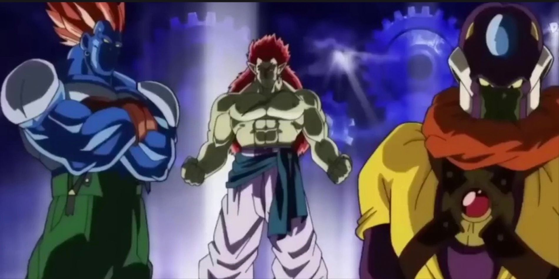 Super 13, Bojack e Lord Slug se aproximam para lutar em Super Dragon Ball Heroes.