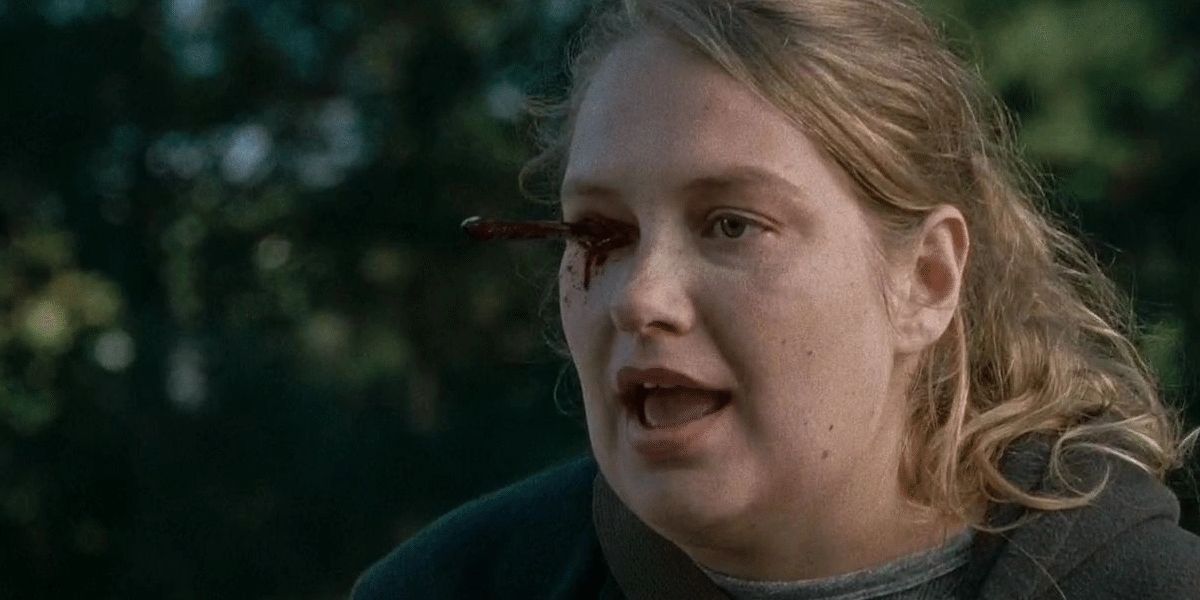 The Walking Dead: Dennis gets shot in the eye with an arrow