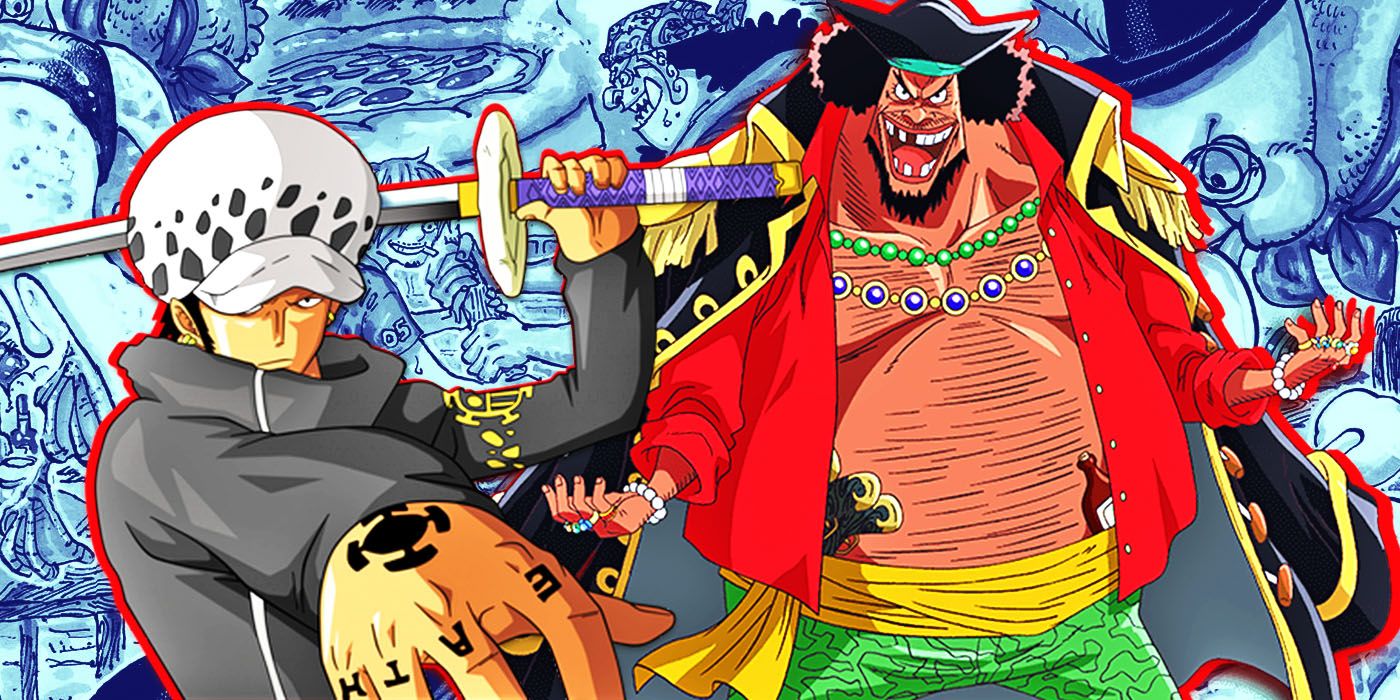 Trafalgar D. Lao vs. Blackbeard in Episode 1093 of the anime One Piece