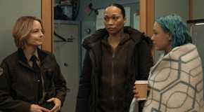 Danvers speaks to Navarro and Julia in True Detective: Night Country