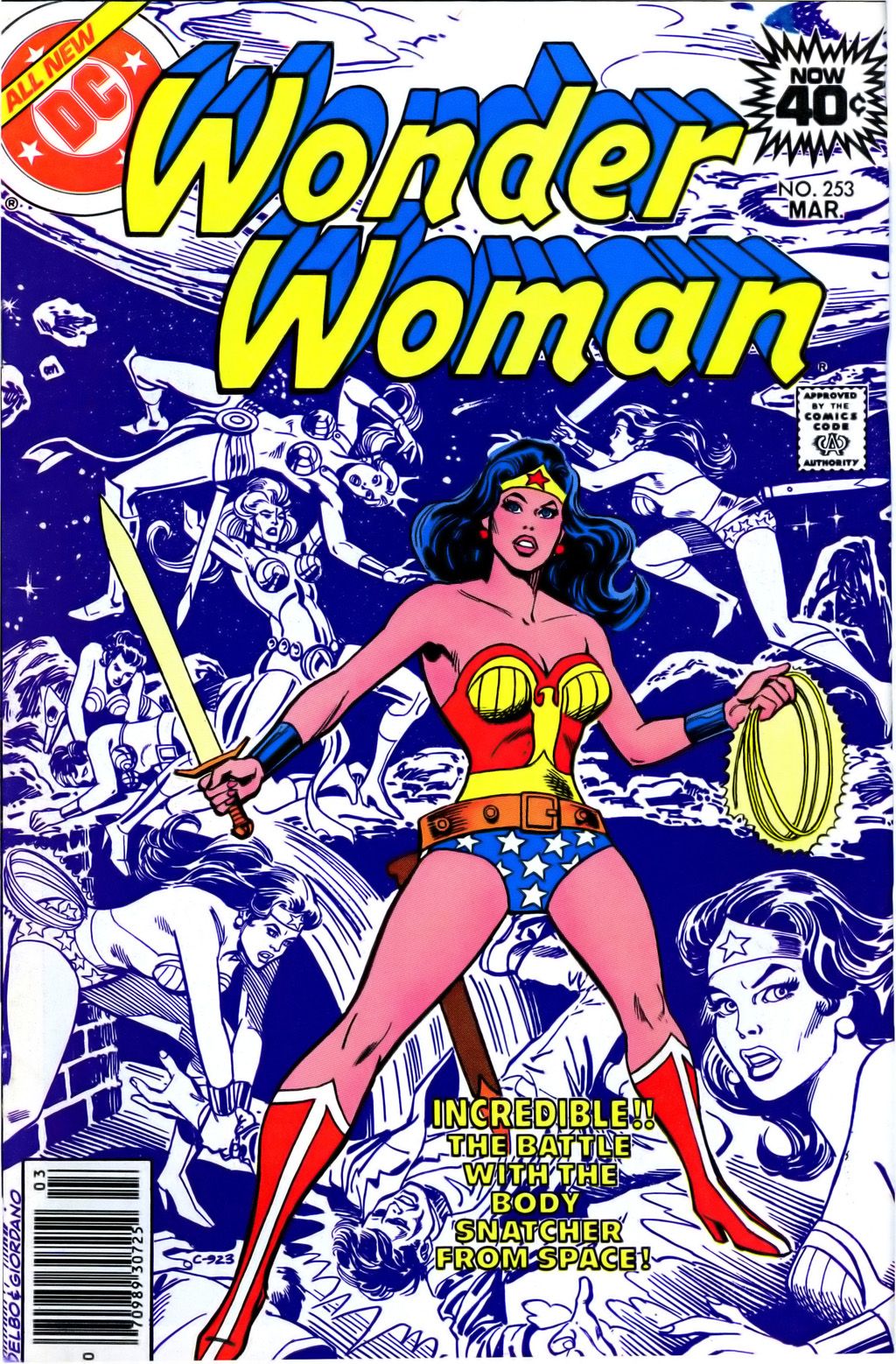 A capa da Mulher Maravilha #253
