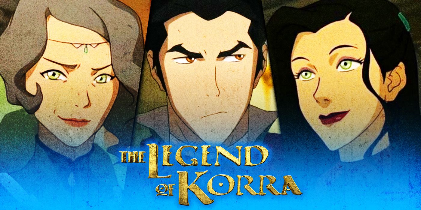 Suyin Beifong, Mako and Asami from The Legend of Korra