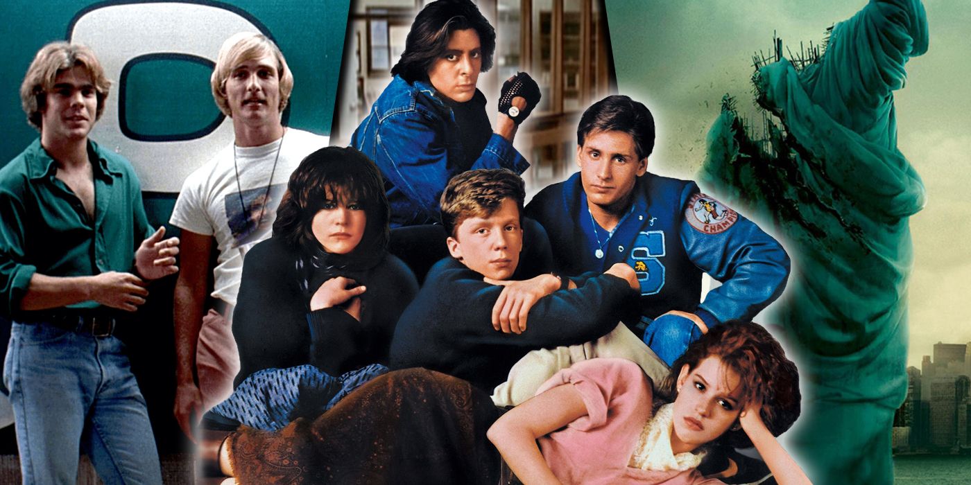 Collage of characters and posters from Dazed & Confused, The Breakfast Club, and Cloverfield