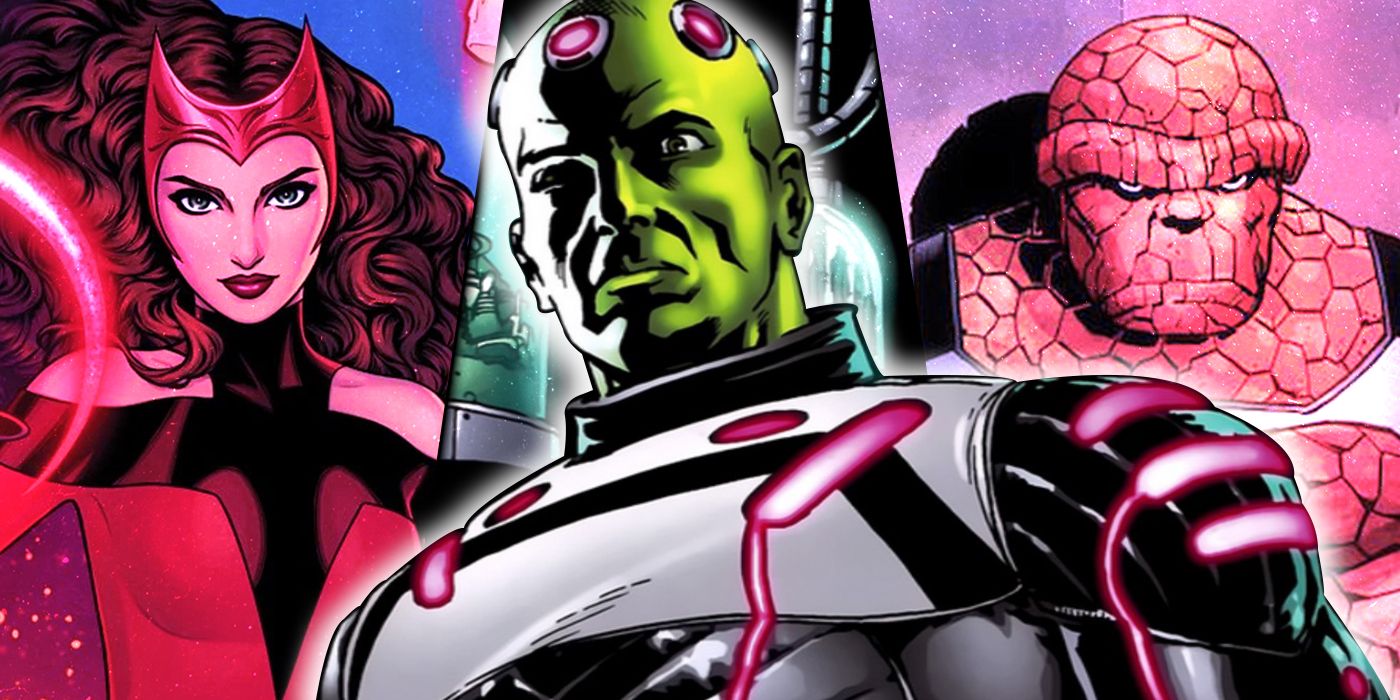 Scarlet Witch, Brainiac and The Thing