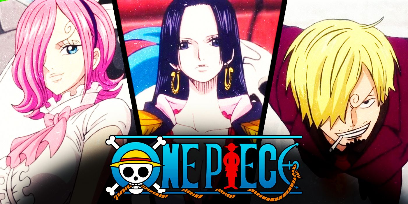One Piece' Boa Hancock, Sanji, and Reiju