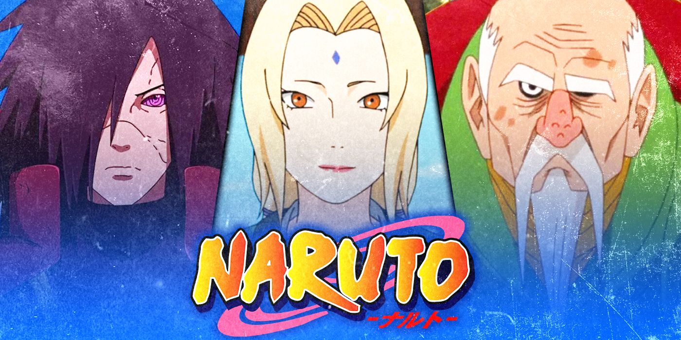 Madara Uchiha, Tsunade and Onoki from Naruto