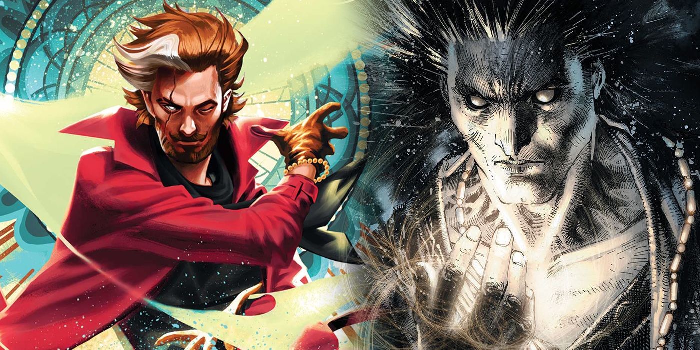 Split image of Wyn from G.O.D.S. and Morpheus from The Sandman using thier cosmic abilities