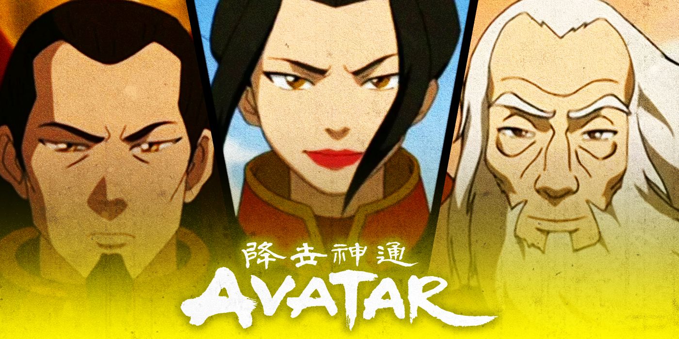 Ozai, Azula and Avatar Roku from Avatar: The Last Airbender