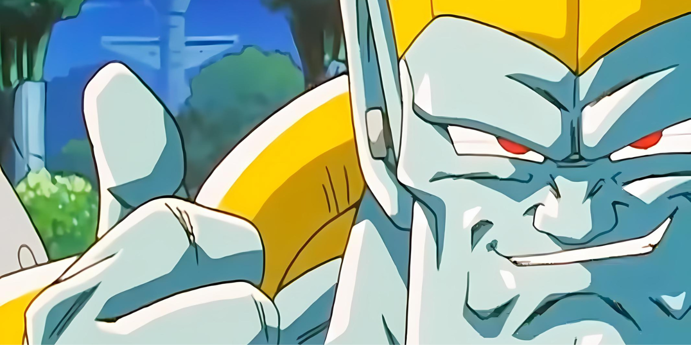 General Rilldo thumbs up with a smirk in Dragon Ball GT