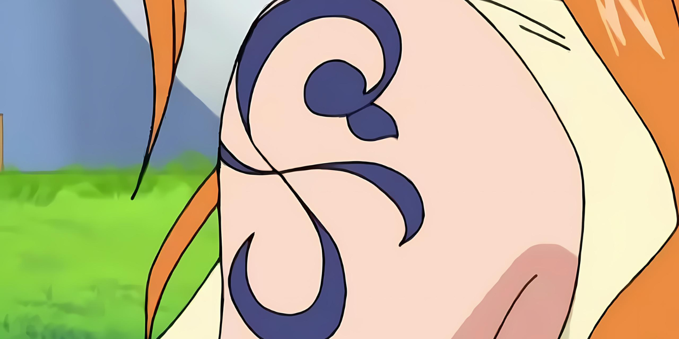 A Close-up on Nami's new tattoo in One Piece