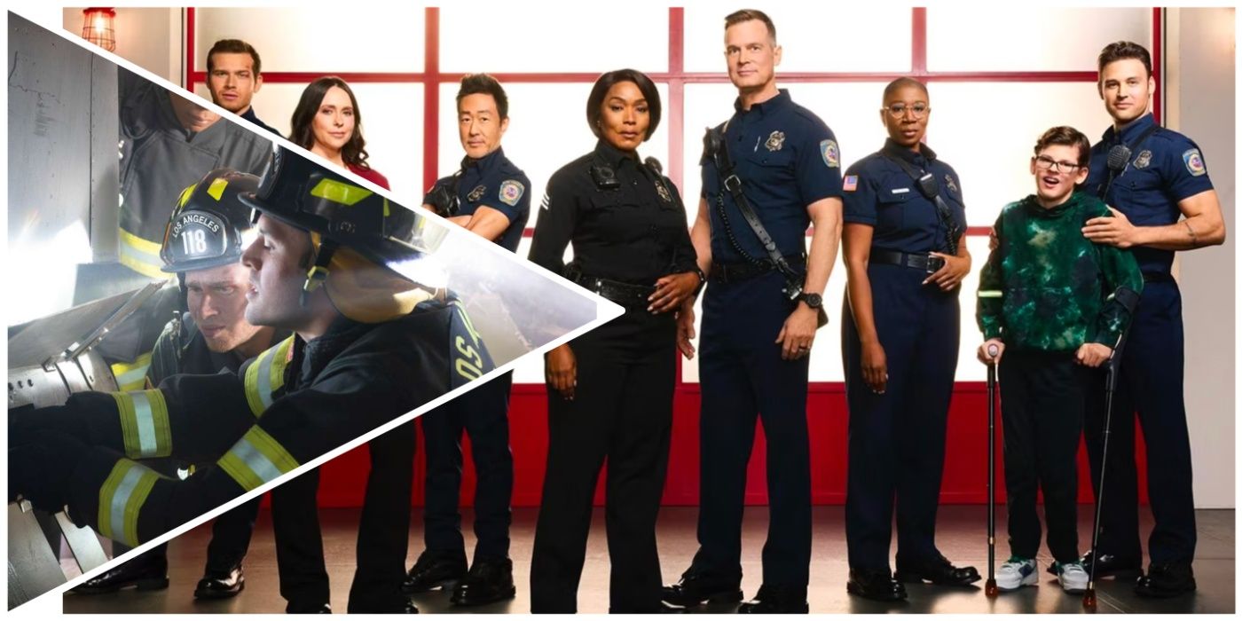The Cast of 9-1-1 in Season 7.