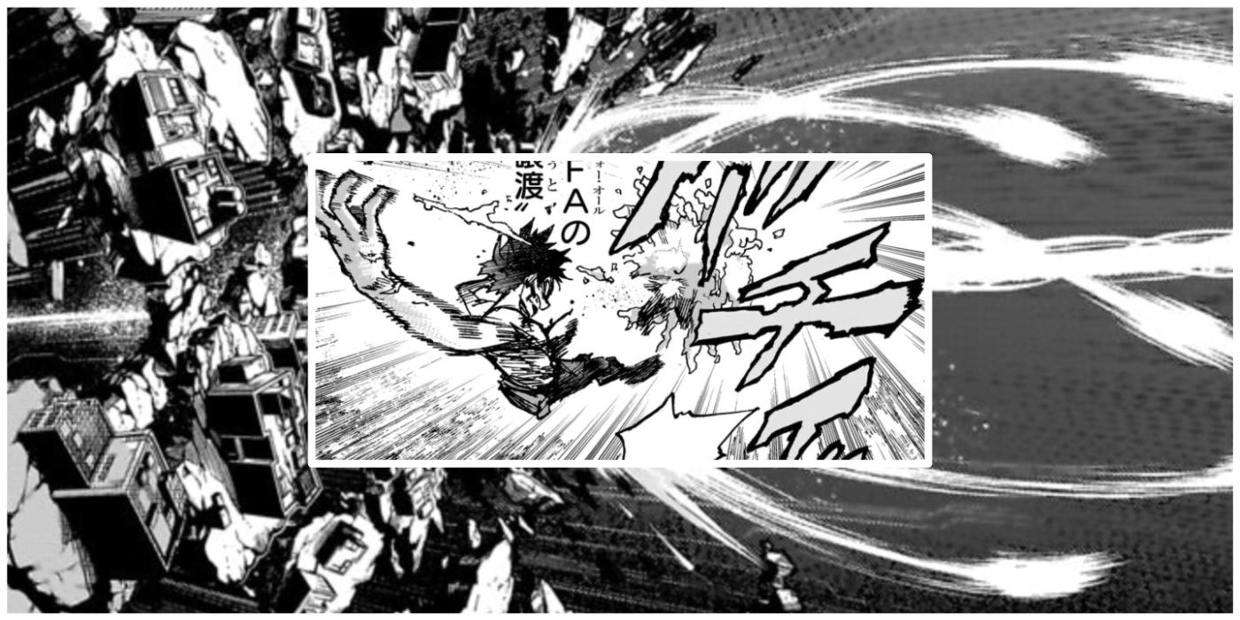 Deku and Shigaraki's battle in My Hero Academia Chapter 415.