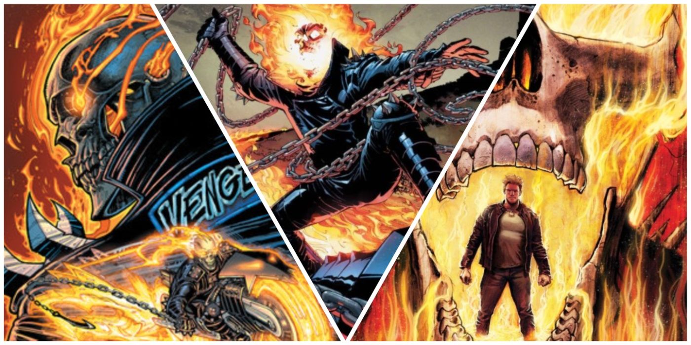 Ghost Rider in action on the cover of Ghost Rider: Final Vengeance #1.